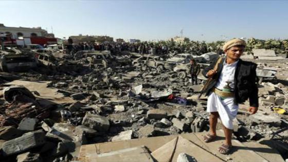 قصف جوي و سقوط ضحايا في معارك باليمن