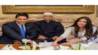 شاهد ياسمين صبري وزوجها أبو هشيمة بأحدث صورة لهما من منزلهما