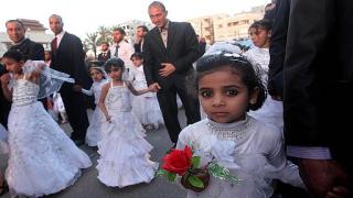 أخبار قطاع غزة : عرس جماعي بقطاع غزة بمساعدة تركية