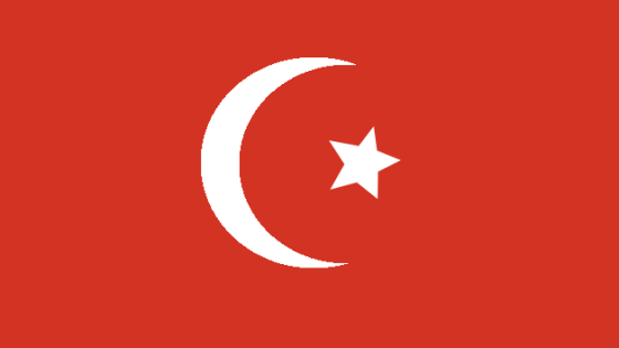 علم الخلافة العثمانية في بلاد الشام يعود إلى تركيا