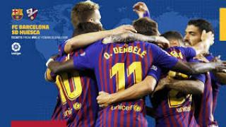 القنوات المجانية الناقلة لمباراة برشلونة وهويسكا اليوم الأحد في الدوري الأسباني