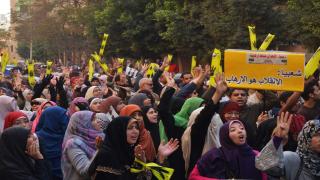 إحتجاجات في مصر مناهضة لحكم السيسي و اللأحكام القضائية الصادرة